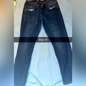 Size 14 skinny jeans